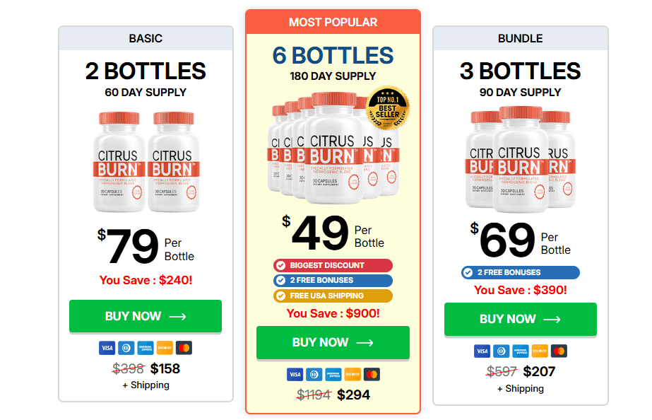 CitrusBurn-pricing-table